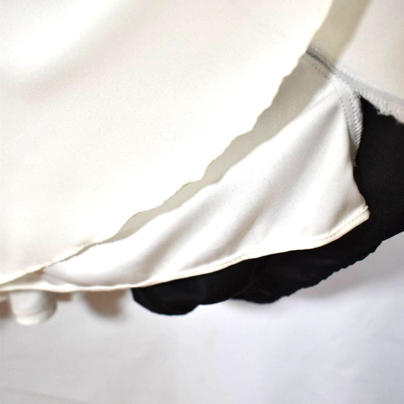 EXPRESS Color Block Dress Blue Black White Size 8 - Picture 7 of 8